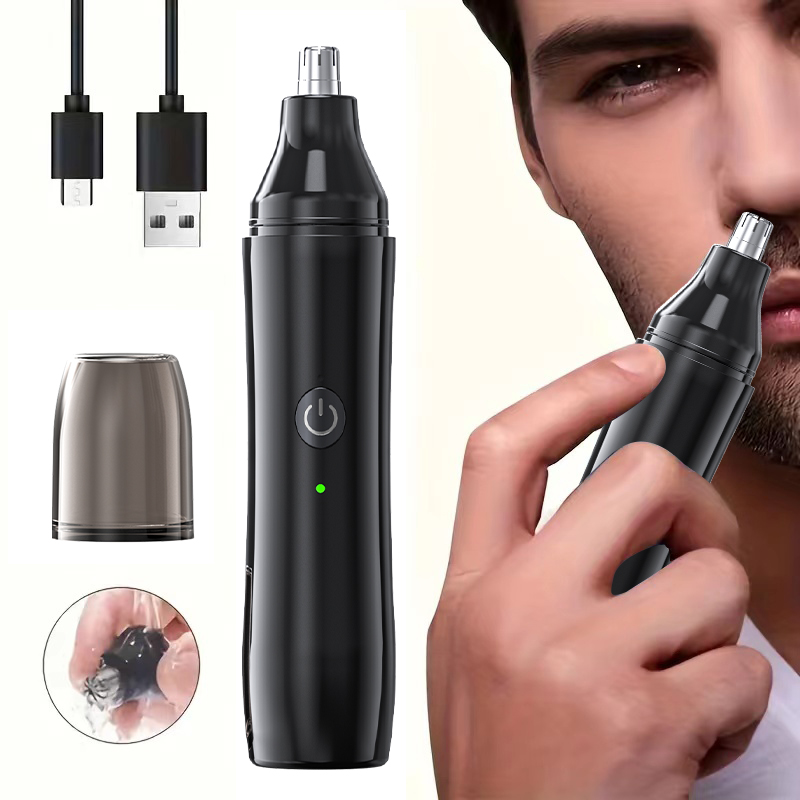 Mens Grooming Tools - ماكينة تشذيب شعر الأنف القابلة لإعادة