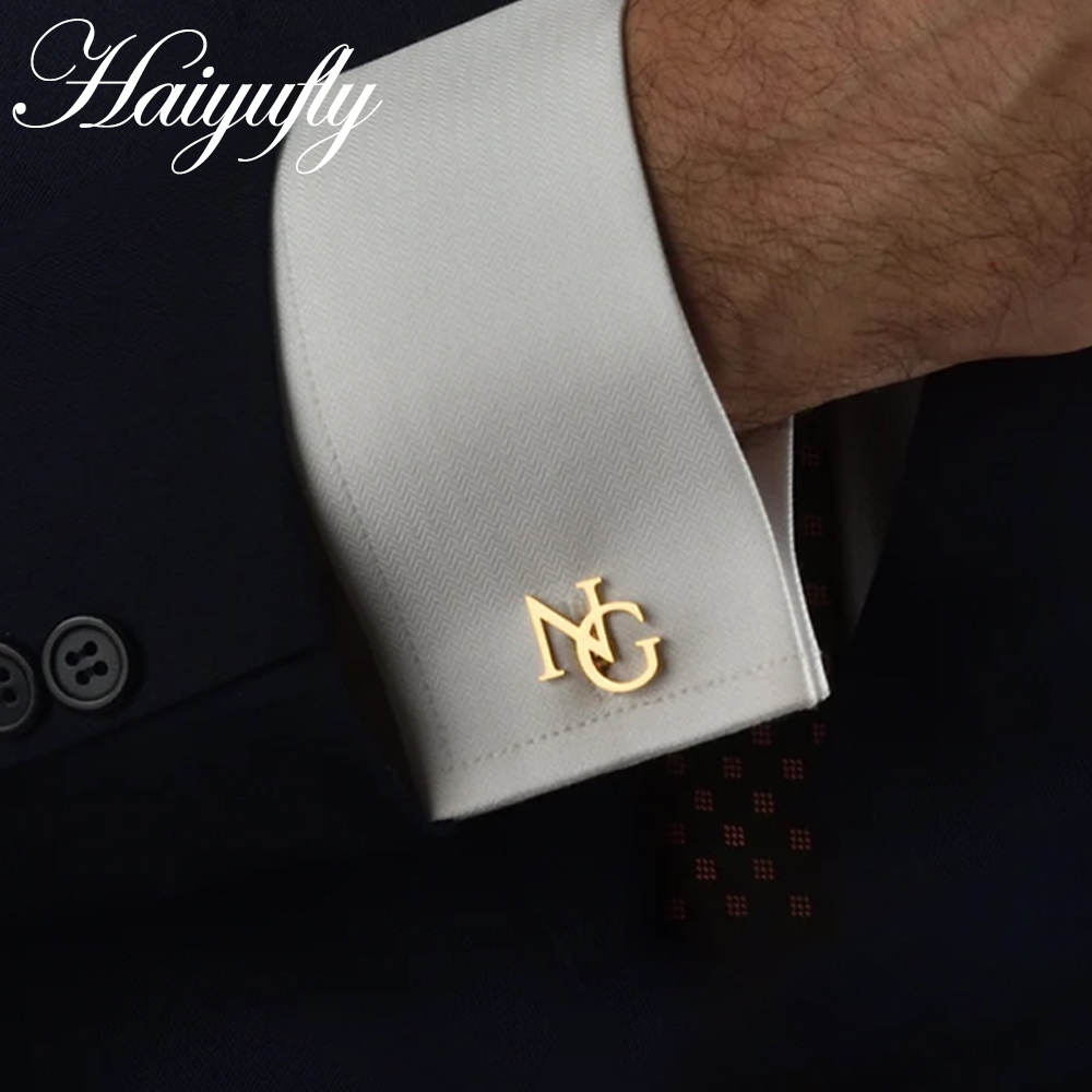 Men Grooming Usa - Haiyufly-أزرار أكمام اسم مخصص للعريس ،