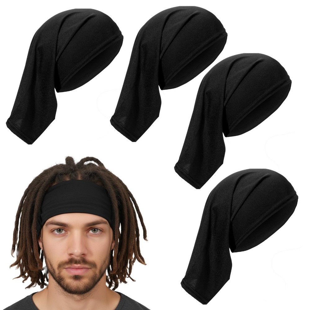 Men'S Grooming Tape - 6 قطعة غطاء Dreadlock أنبوب العصابات