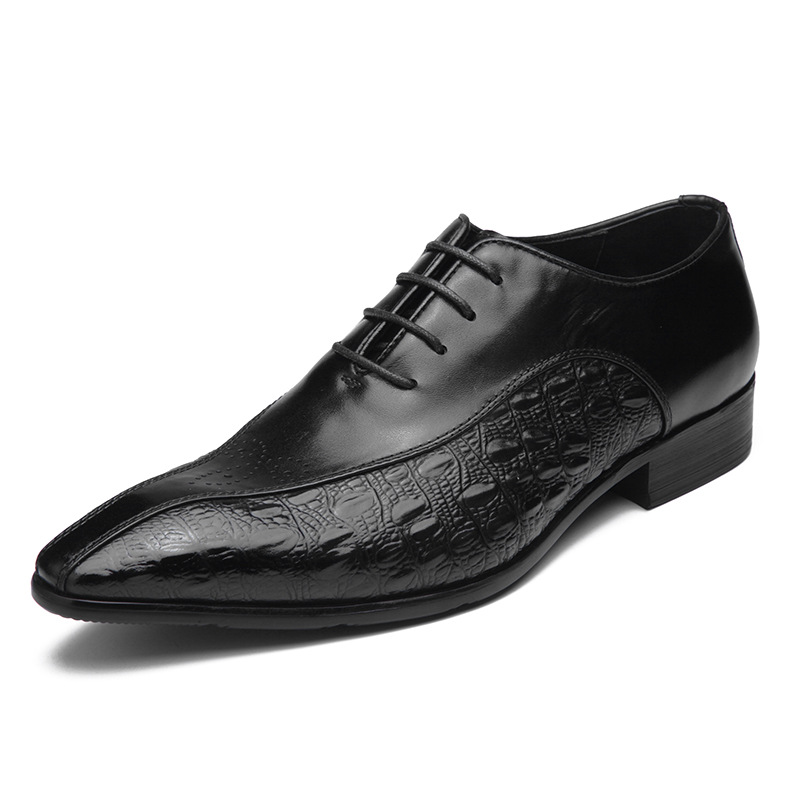 Men'S Grooming Oxford - أحذية رسمية رجالية بنمط بروغ على