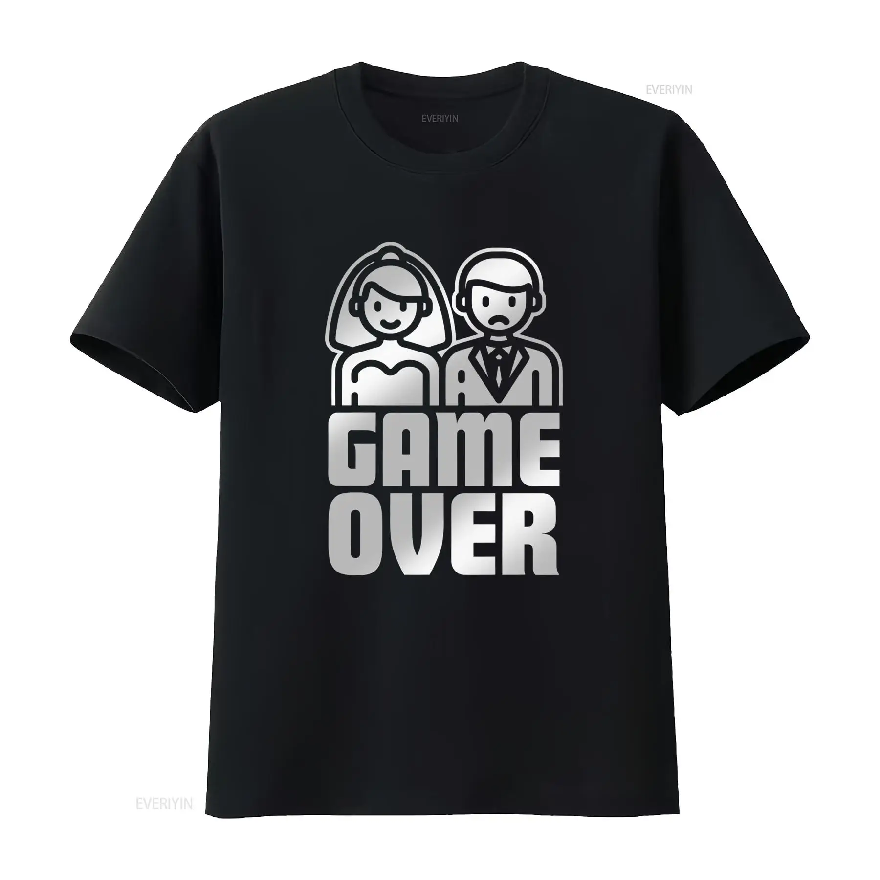 Men Grooming Usa - تي شيرت رجالي بتصميم GAME OVER