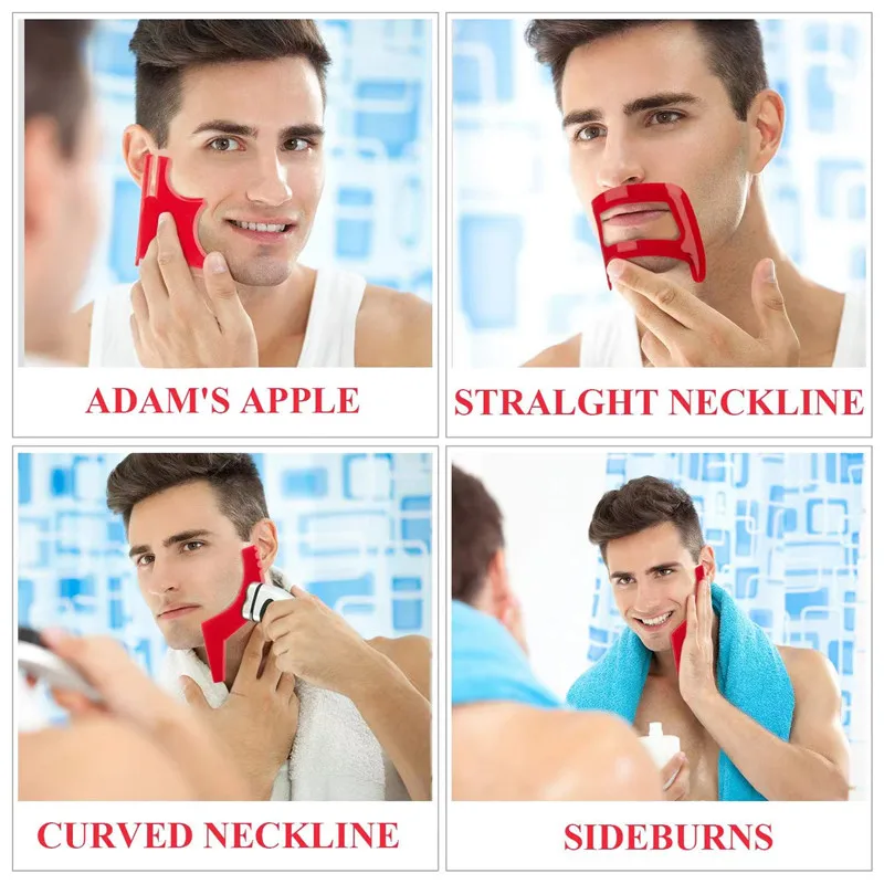 2/4 قطعة أمشاط اللحية الرجالية - مراجعة Mens Grooming Tools وسعره