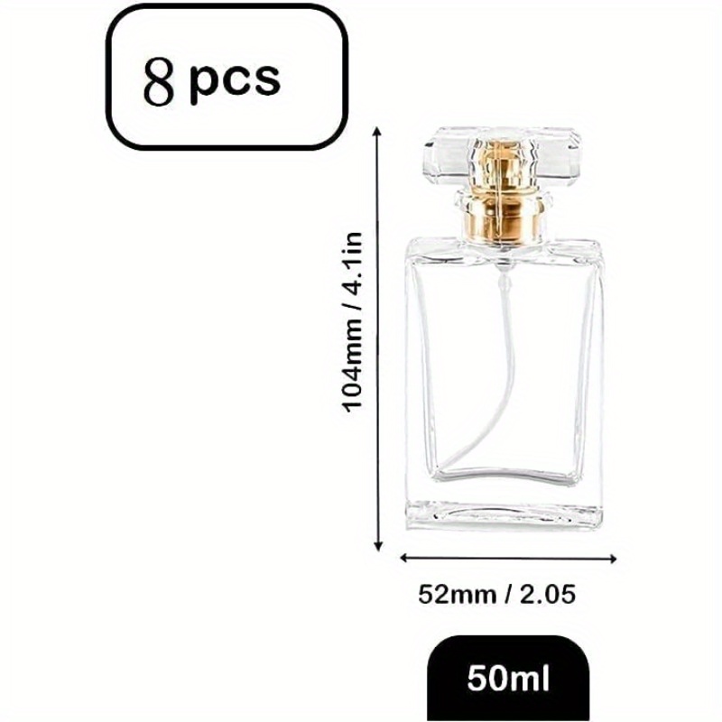 8 قطعة 30 مللي زجاجات عطر زجاج - مراجعة Cologne Spray Bottle وسعره