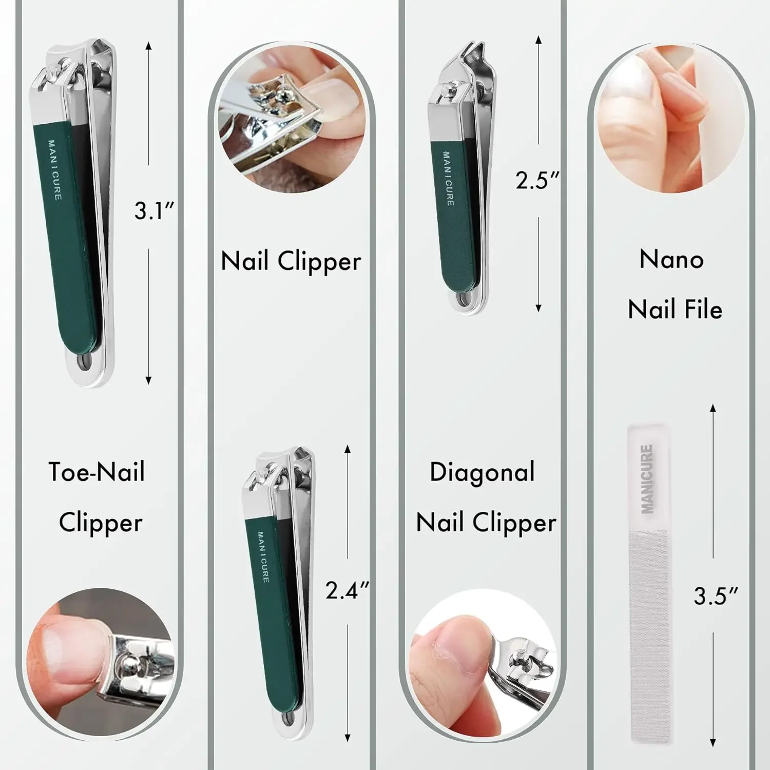 طقم مانيكير من 4 قطع من الفولا - مراجعة Mens Grooming Travel Kit وسعره