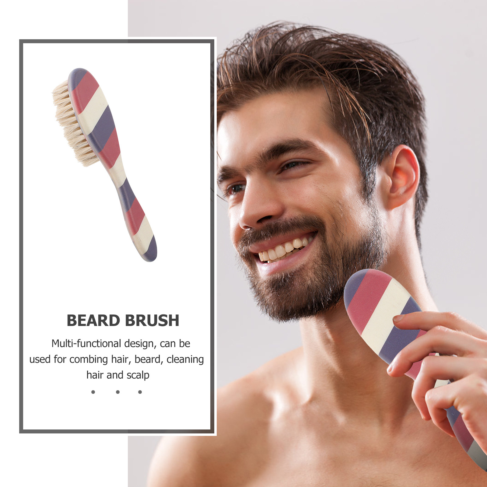 فرشاة احترافية لتصفيف اللحية ل - مراجعة Mens Grooming Tools وسعره