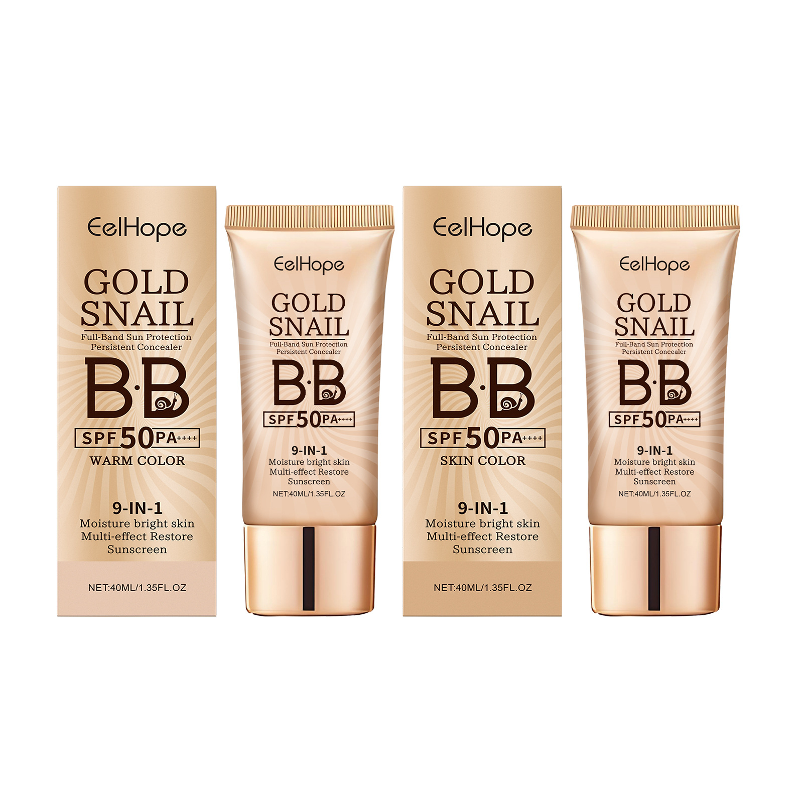 الذهب الحلزون واقية من الشمس B - مراجعة Face Moisturizer Spf وسعره