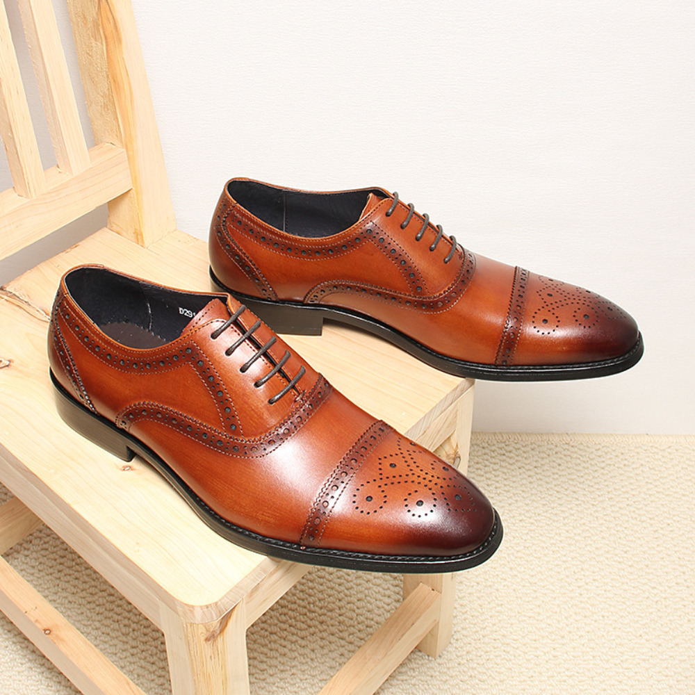 أحذية رسمية رجالية مصنوعة يدوي - مراجعة Men'S Grooming Oxford وسعره
