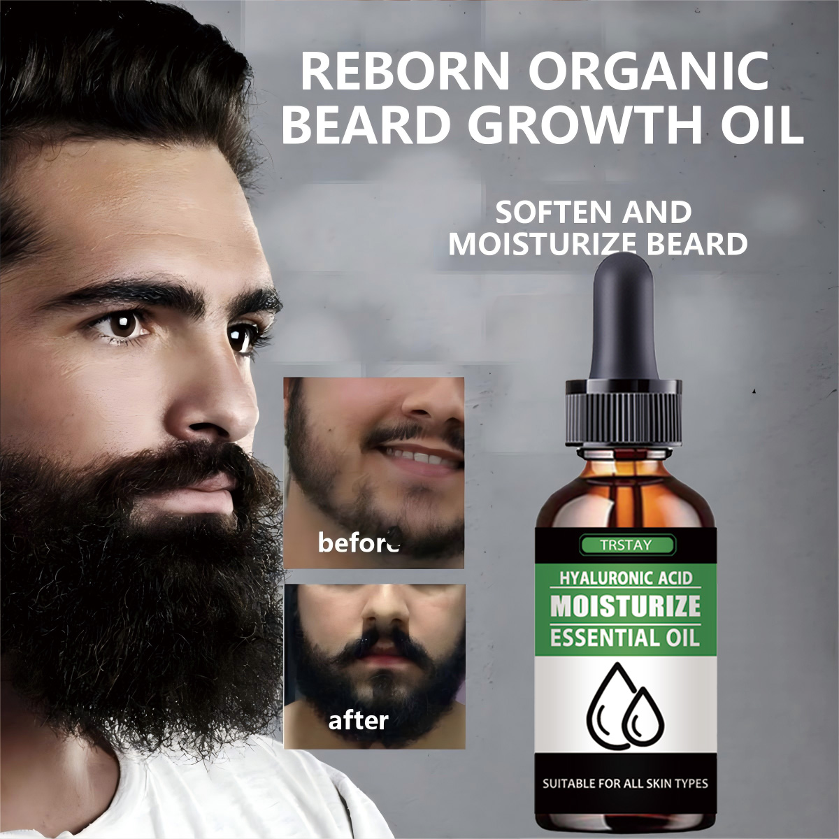 100% طبيعي تسريع شعر الوجه تنم - مراجعة Men'S Grooming Essentials وسعره