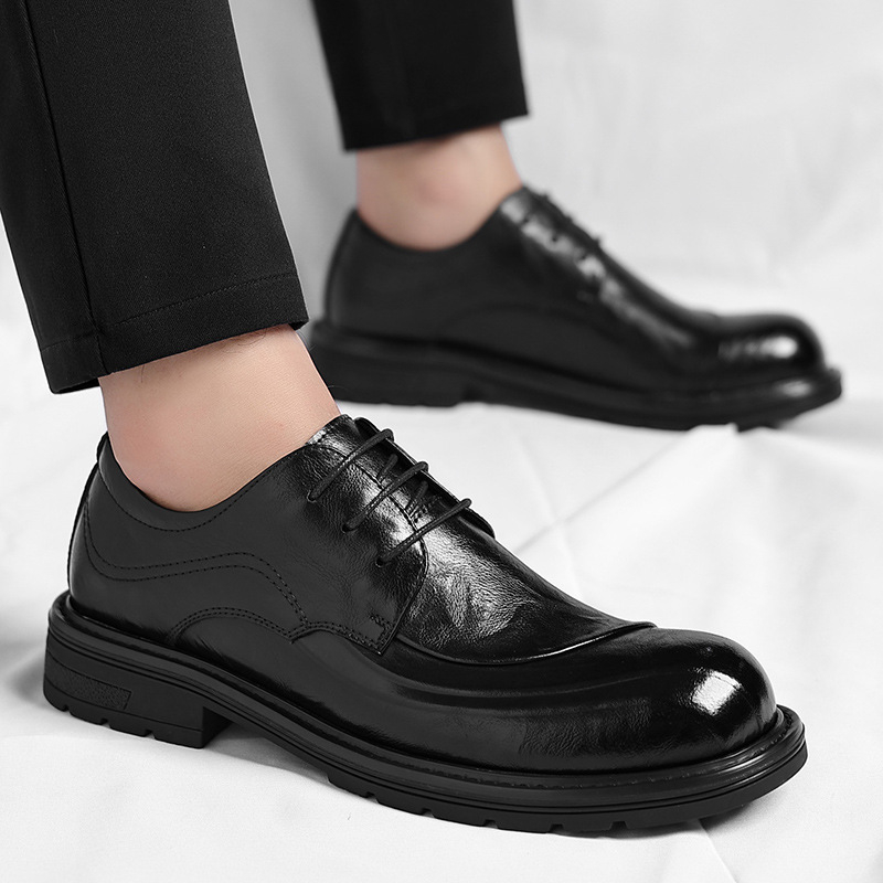 أحذية رسمية من الجلد الطبيعي ا - مراجعة Men'S Grooming Oxford وسعره