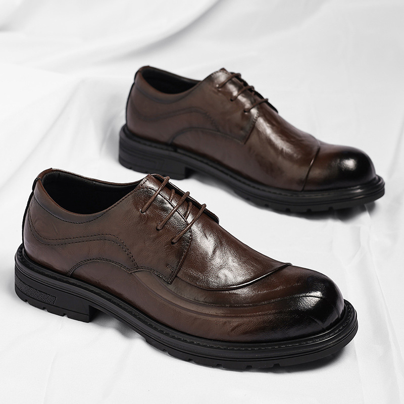 أحذية رسمية من الجلد الطبيعي ا - مراجعة Men'S Grooming Oxford وسعره