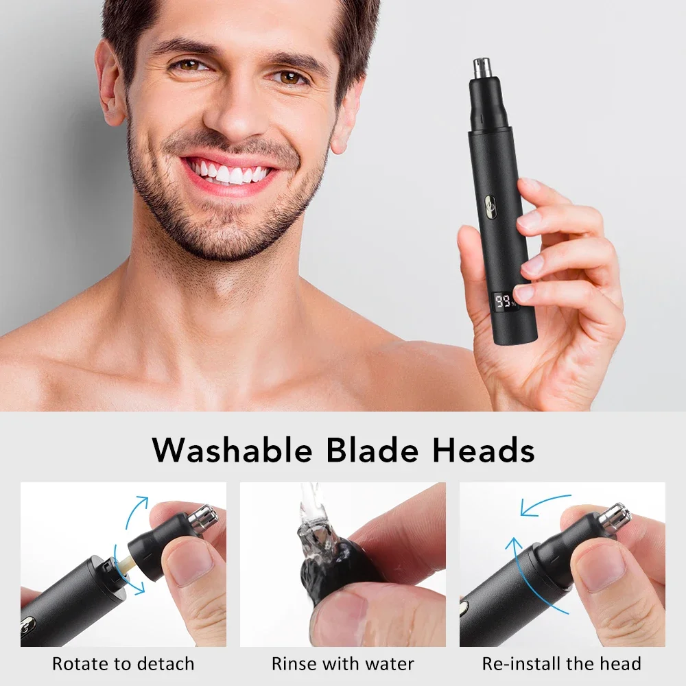 ماكينة تشذيب شعر الأنف للرجال  - مراجعة Mens Grooming Travel Kit وسعره