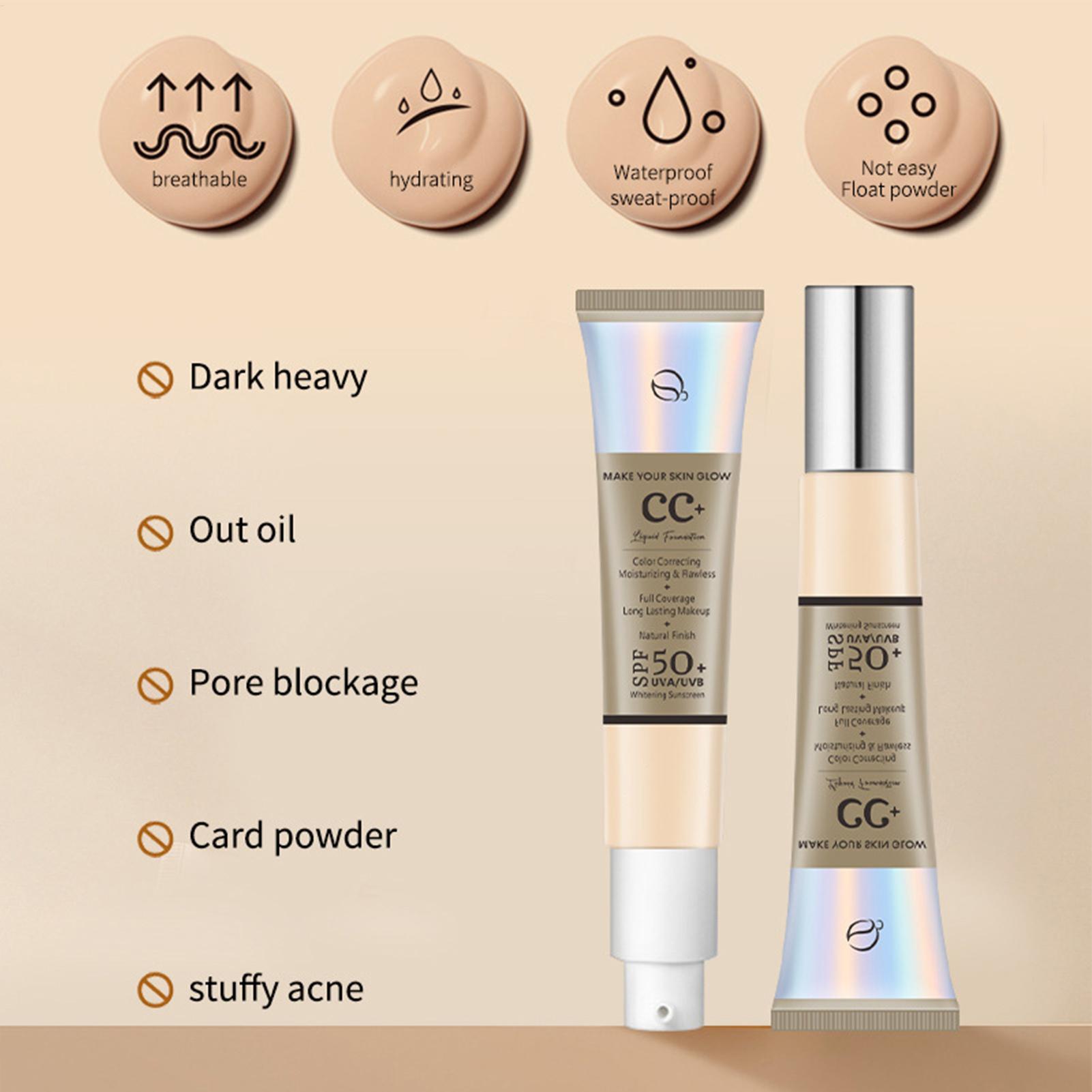 كريم أساس CC كريم SPF 50 كريم  - مراجعة Face Moisturizer Spf وسعره